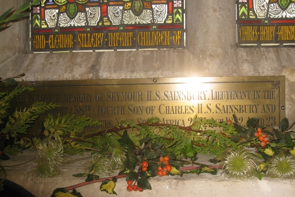 Monument Lieutenant Seymour H.S. Sainsbury