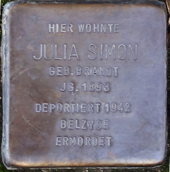 Stolpersteine Rosenstrae 20 #2