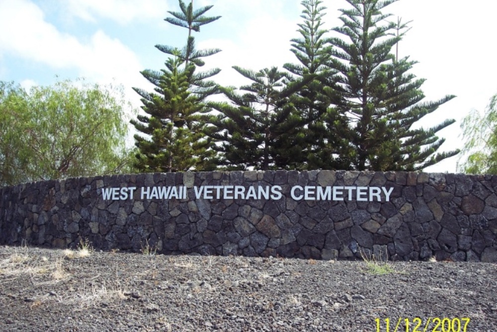 Amerikaanse Oorlogsgraven West Hawaii Veterans Cemetery #1