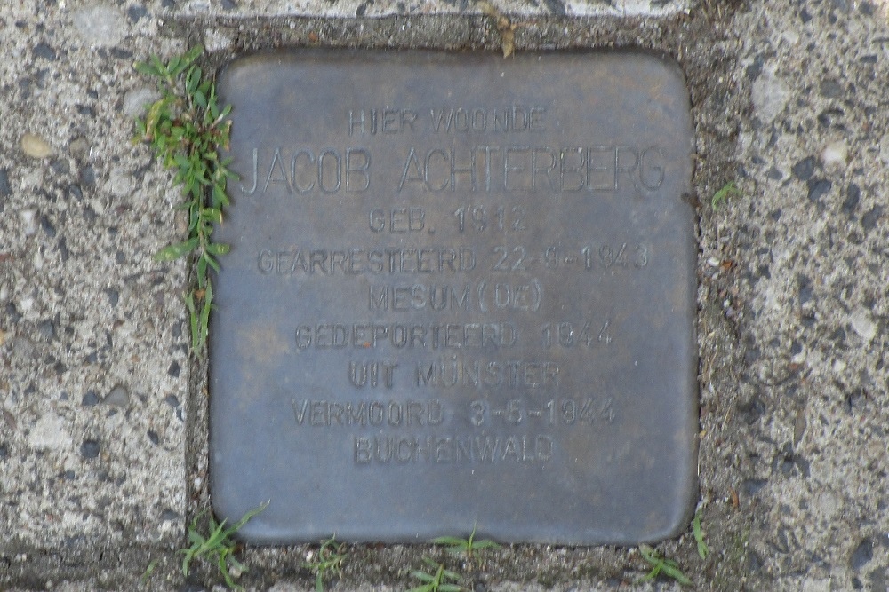 Stolperstein Cornelis Houtmanstraat 6