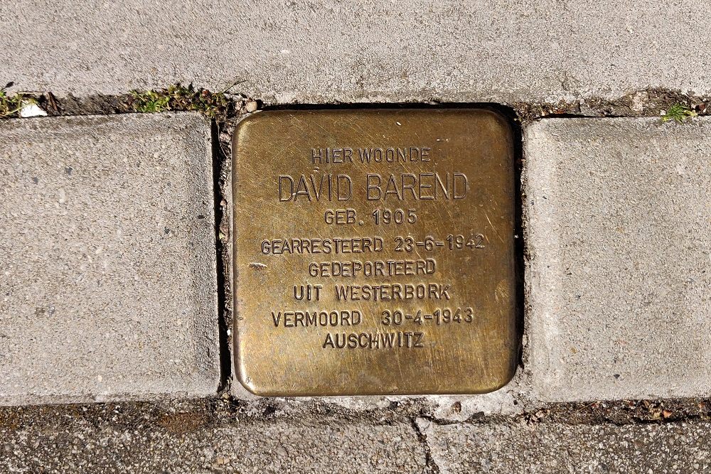 Stolperstein Vechtstraat 158 #1