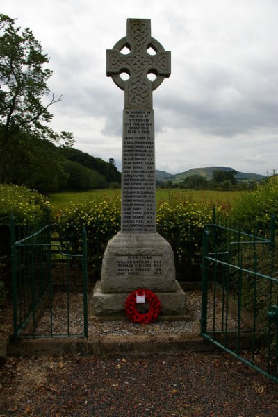 Oorlogsmonument Yetholm #1