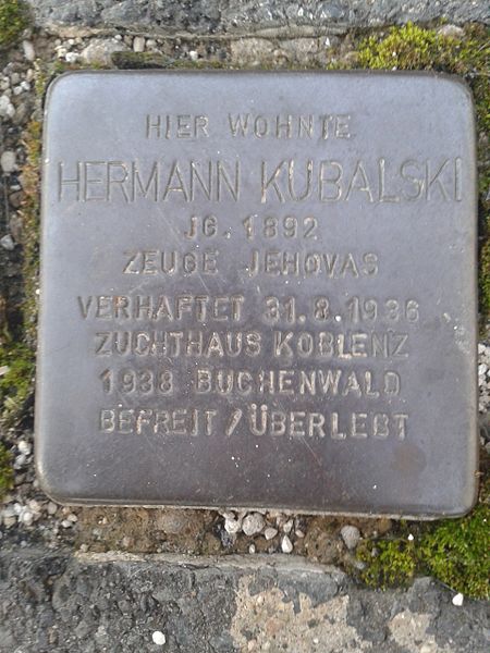 Stolperstein Felsenweg 9 #1