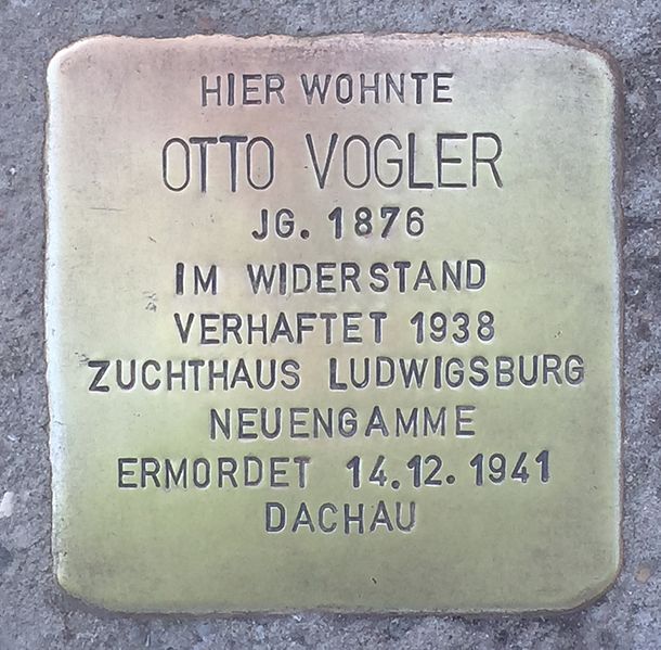 Stolperstein Konstanzerstrae 123 #1