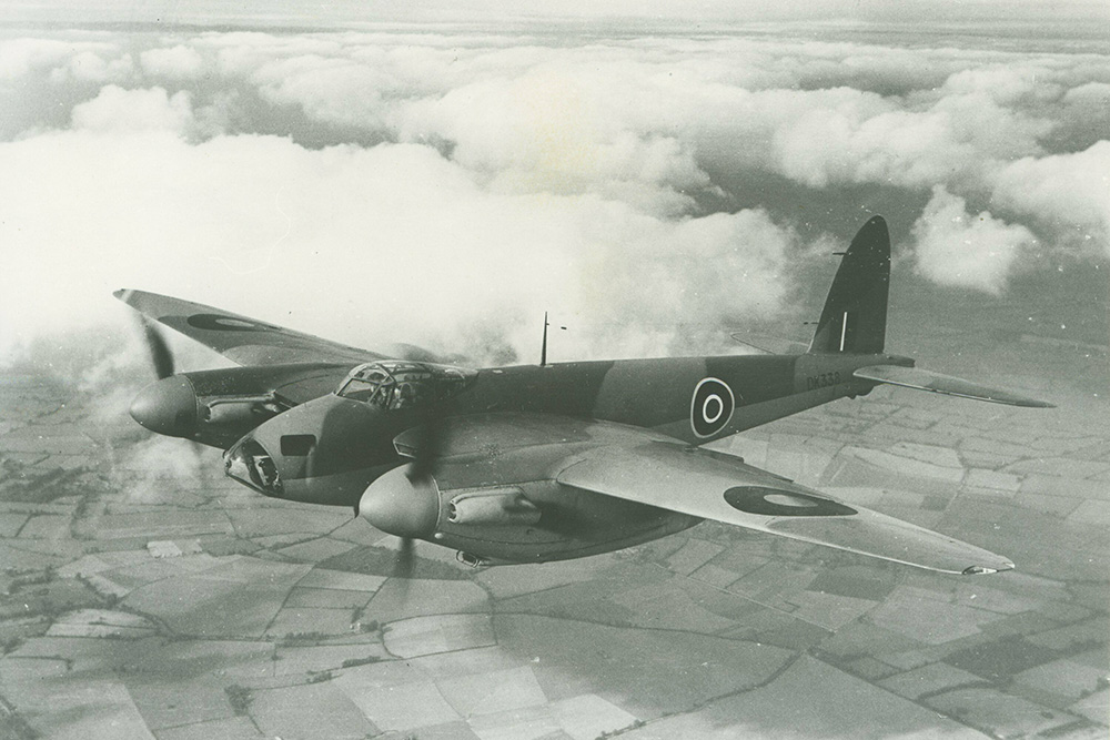 Crashlocatie de Havilland DH.98 Mosquito B Mk IV DZ386