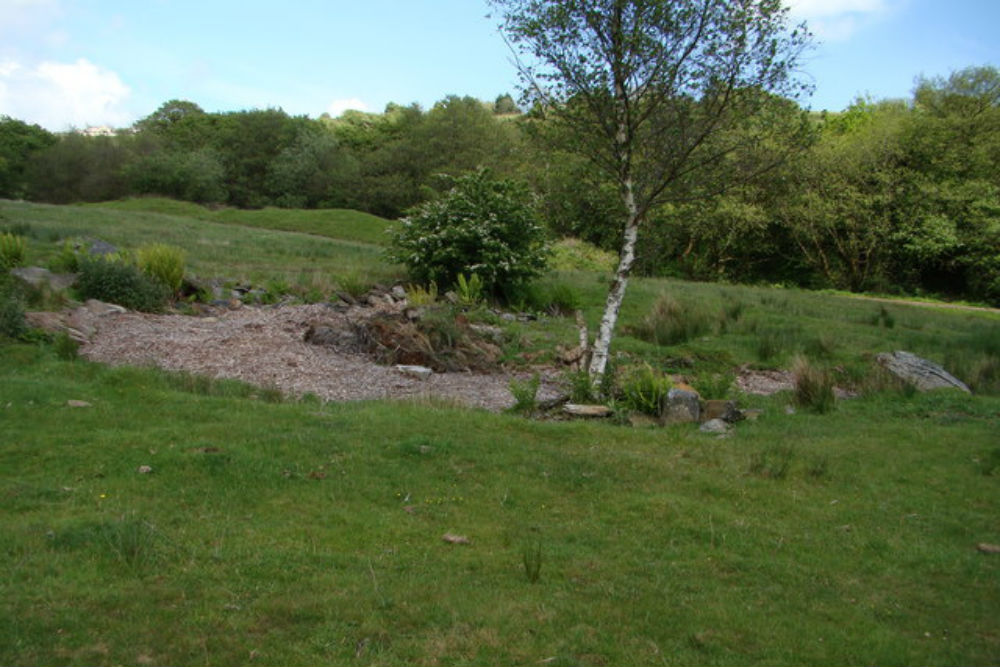 Opgevulde Bomkrater Cilely Colliery