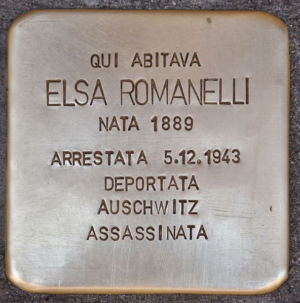 Stolpersteine Calle larga Giacinto Gallina 5401a #1