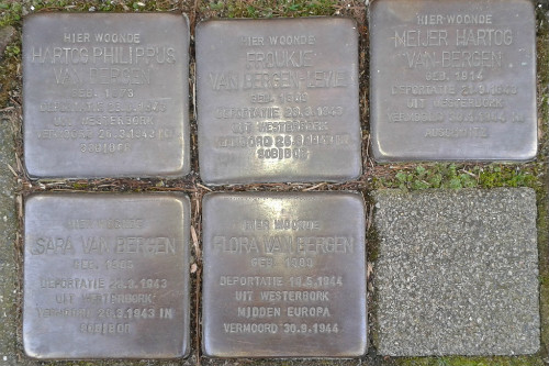 Stolpersteine Hoogstraat 38 #8