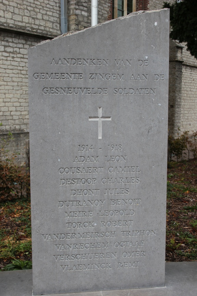 Oorlogsmonument Zingem #4