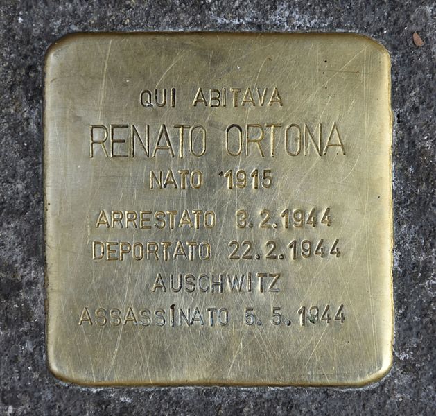 Stolperstein Via Saluzzo 19 #1