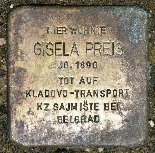 Stolpersteine Hohewandstraße 16 #2