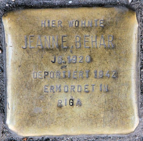 Stolpersteine Kantstrae 154a #2