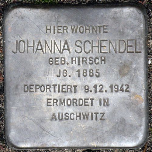 Stolpersteine Hallandstrae 12 #1