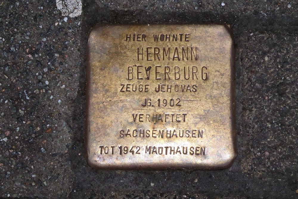 Stumbling Stone Lotharingerstraße 17 #2