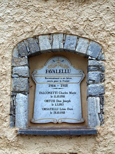 War Memorial Favalello #1