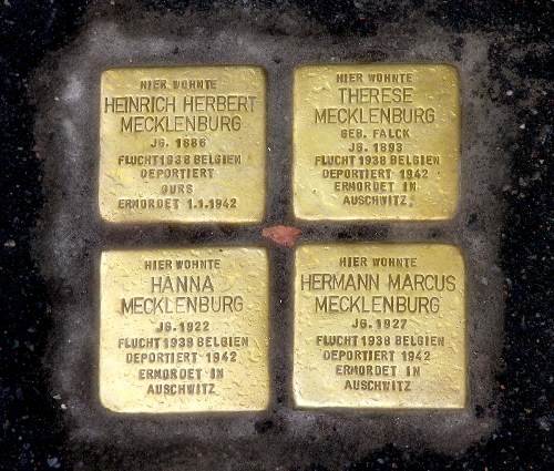 Stolpersteine Mengstrae 52 #1