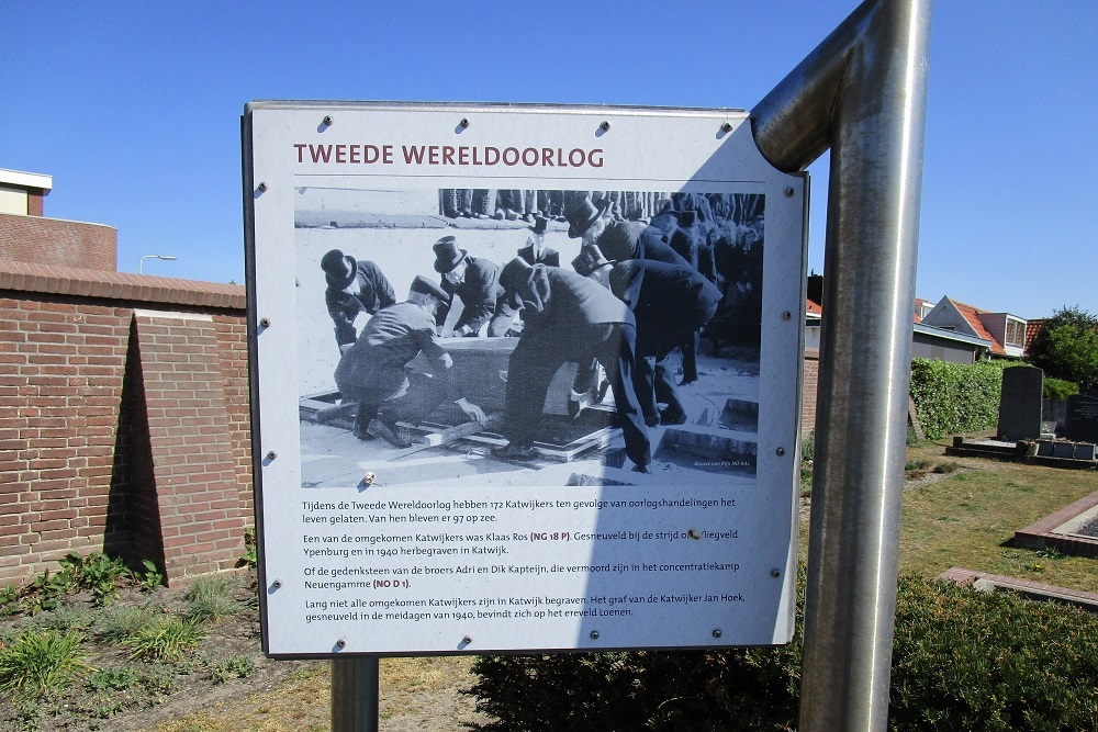 Information Panels Old Dutch Reformed Cemetery Katwijk aan Zee #1