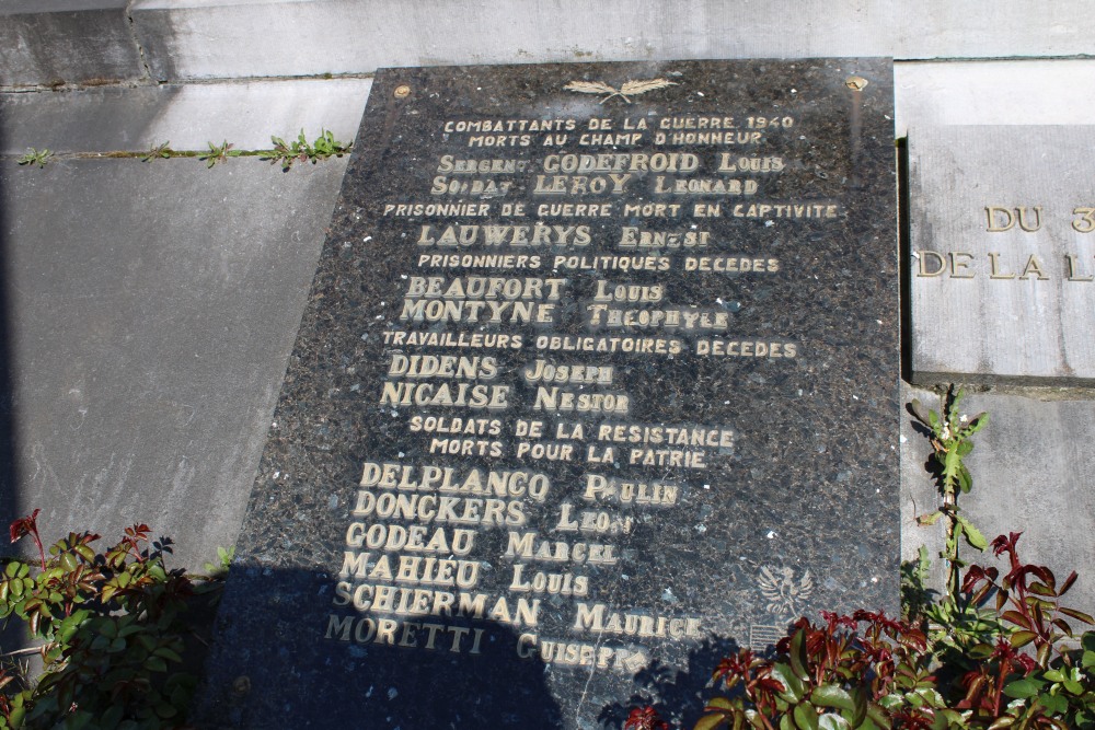 Oorlogsmonument Péronnes-lez-Binche #4
