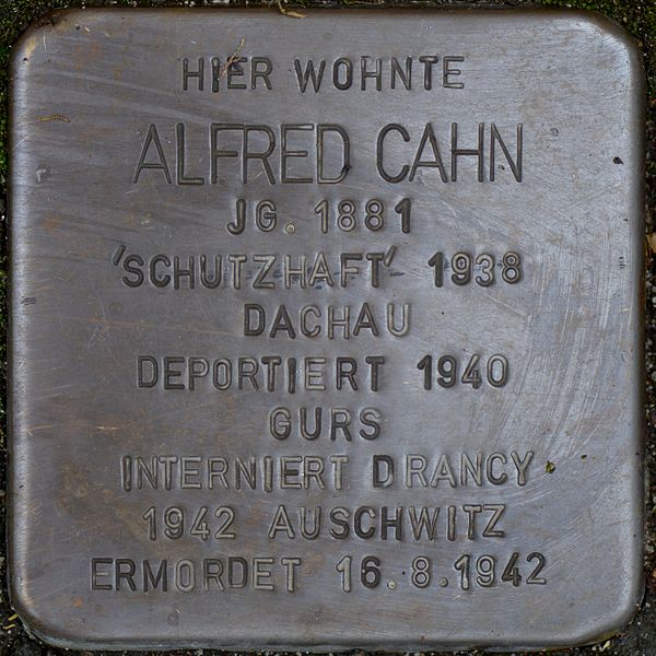 Stumbling Stones Wilhelm-Heinrich-Straße 12