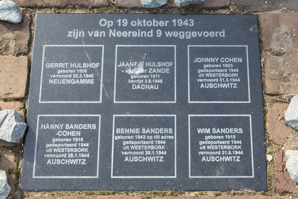 Memorial Stone War Victims Schalkwijk