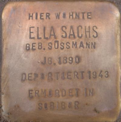 Stolpersteine Elberfelder Straße 30 #4