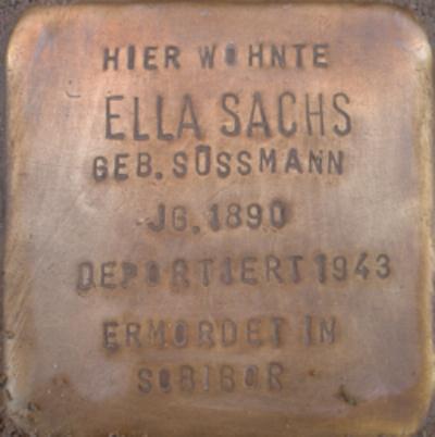 Stolpersteine Elberfelder Strae 30 #4