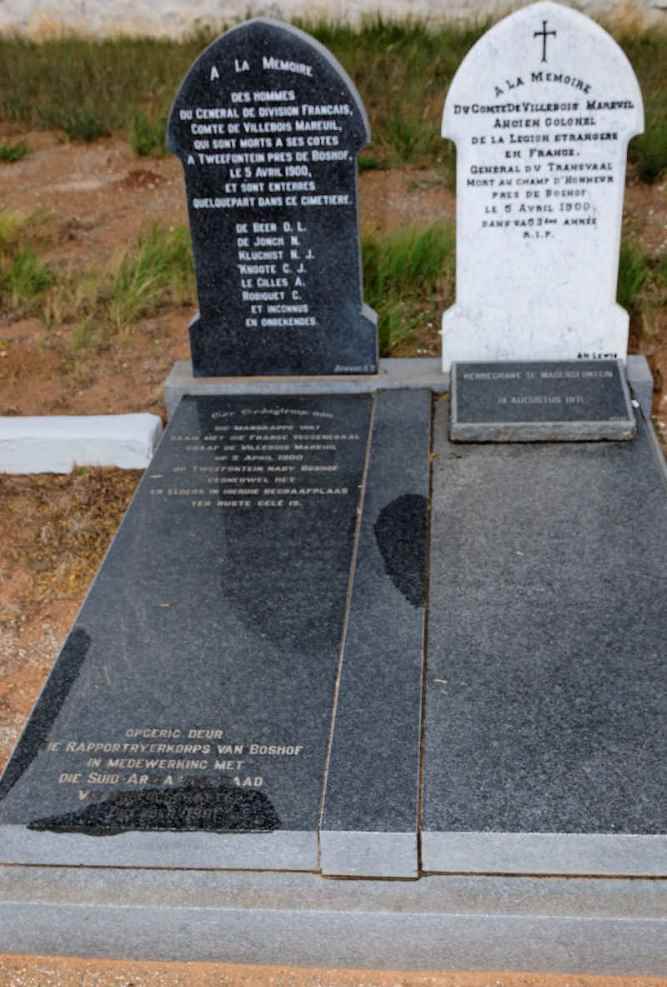 Temporary Grave of George de Villebois-Mareuil