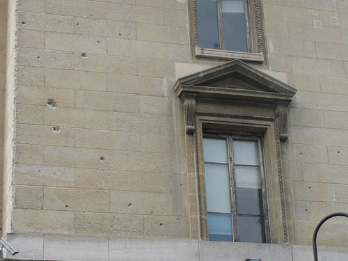 Bullet Impacts Palais de Justice #1