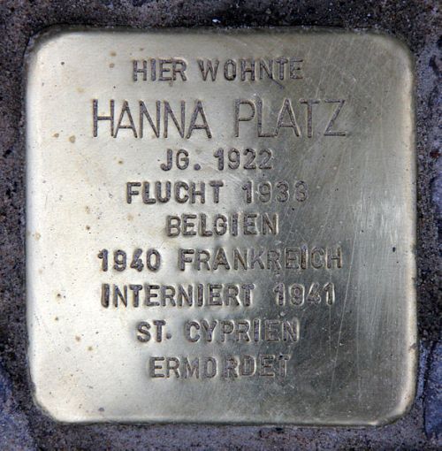 Stolpersteine Reichsstrae 9 #5