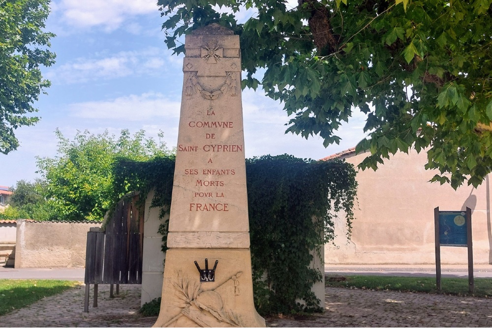 Oorlogsmonument Saint-Cyprien #3