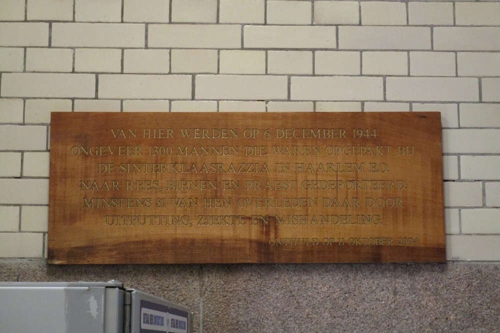 Memorial Plaques Haarlem Train Station #2