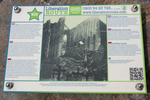Liberation Route Marker 202: The Watchman over the Peel #4