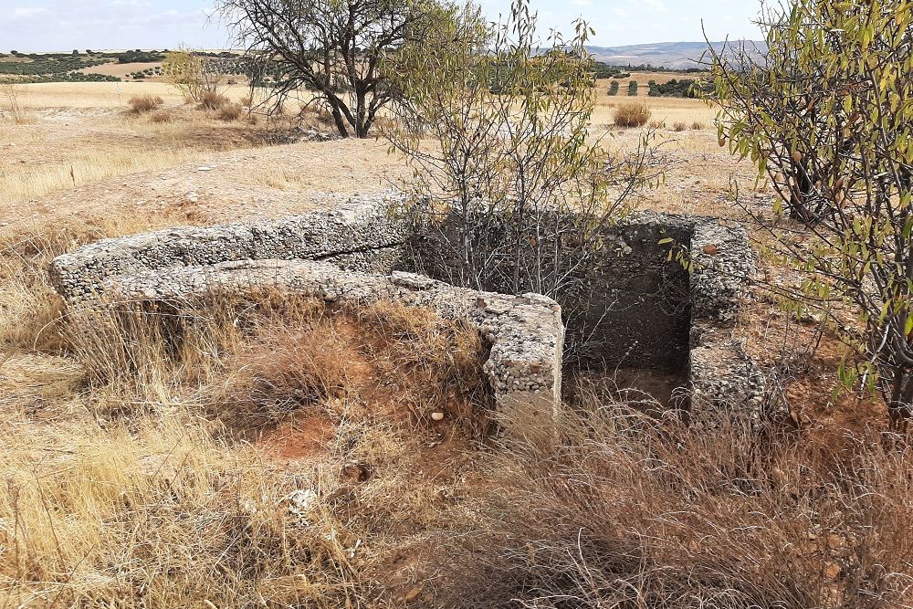 Remains Defense Lines Nationalists Spanish Civil War