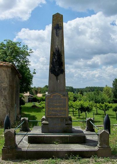 Oorlogsmonument Saint-Martin-de-Sescas #1