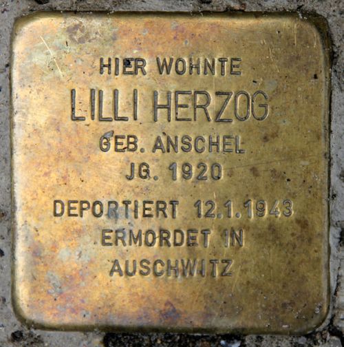 Stumbling Stones Mommsenstraße 58 #5