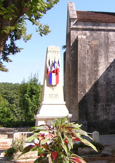 Oorlogsmonument Mouthiers-sur-Bome