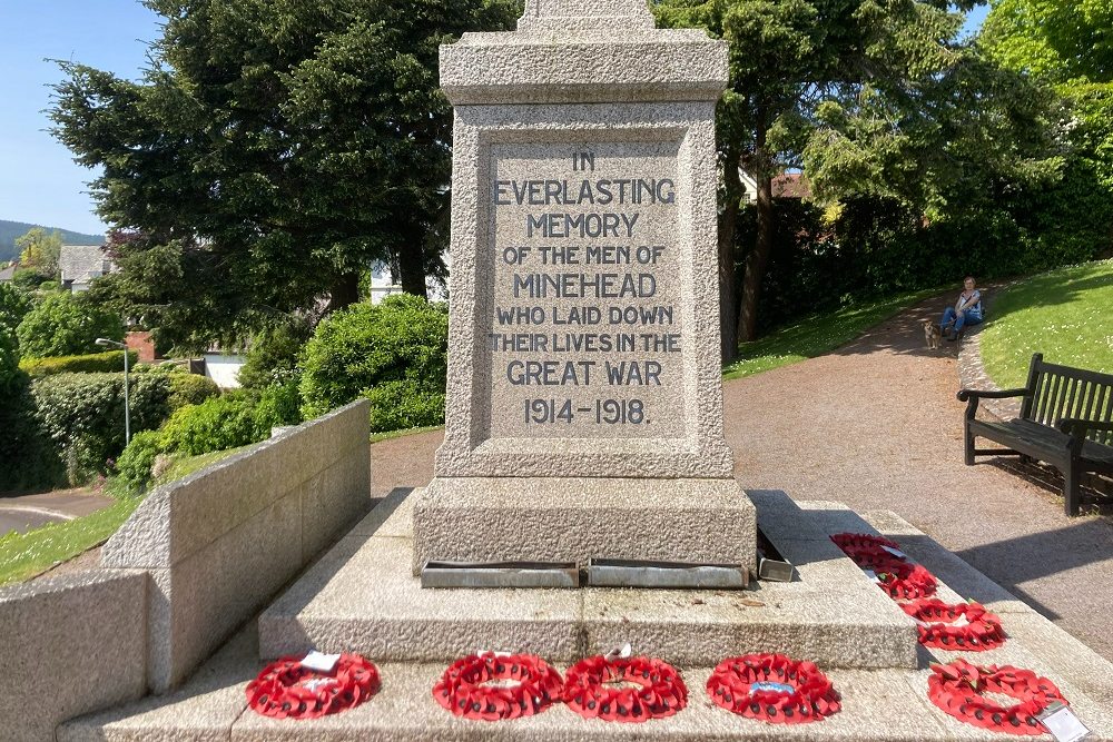 Oorlogsmonument Minehead #4