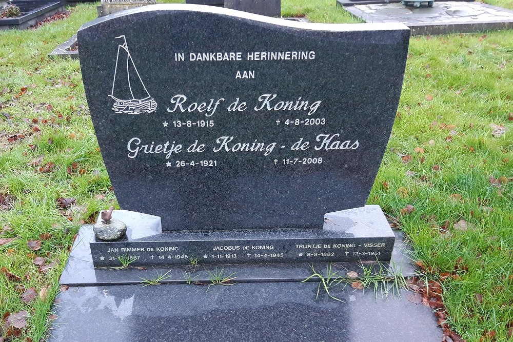 Dutch War Grave General Cemetery Bolsward #1