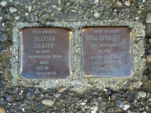 Stolpersteine Erbprinzenstrae 7