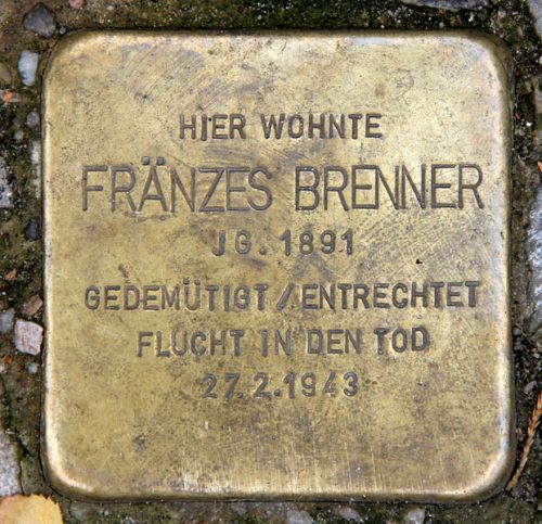 Stolperstein Rosenheimer Strae 27