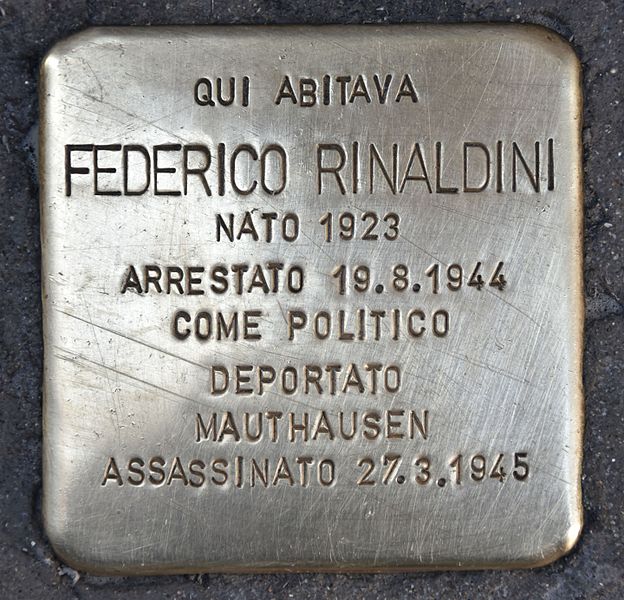 Stolperstein Vicolo Dimesse 2 #1