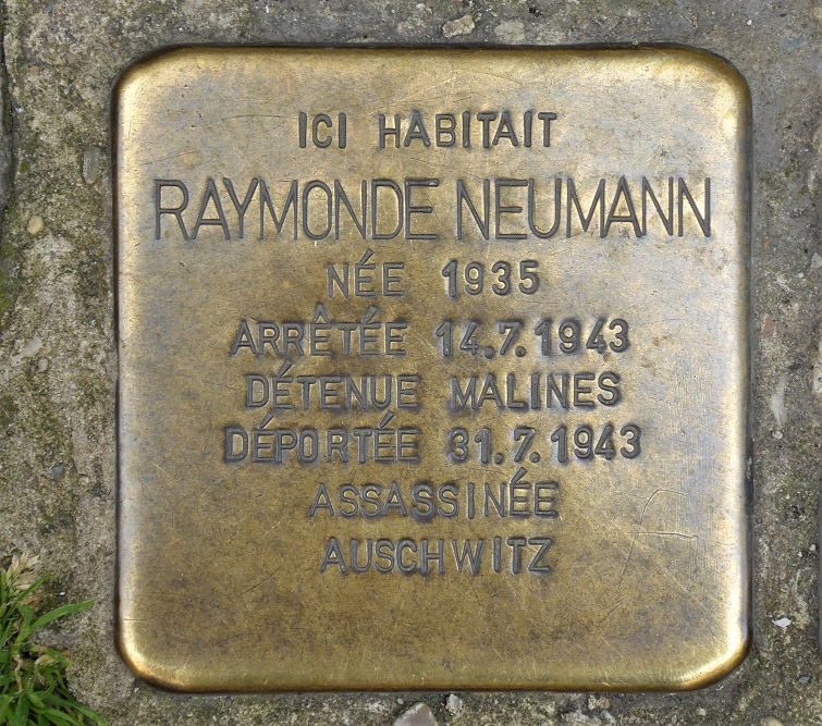 Stumbling Stones Rue Saint-Ghislain 53 #3
