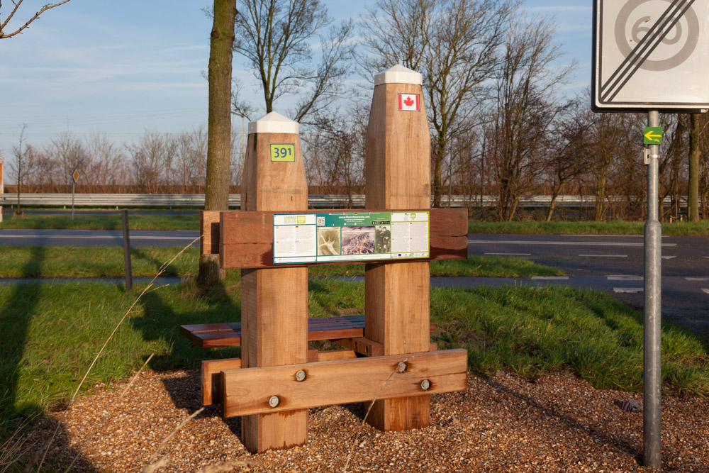 Liberation Route Marker 391: Grenades bounce across the Sloedam #1