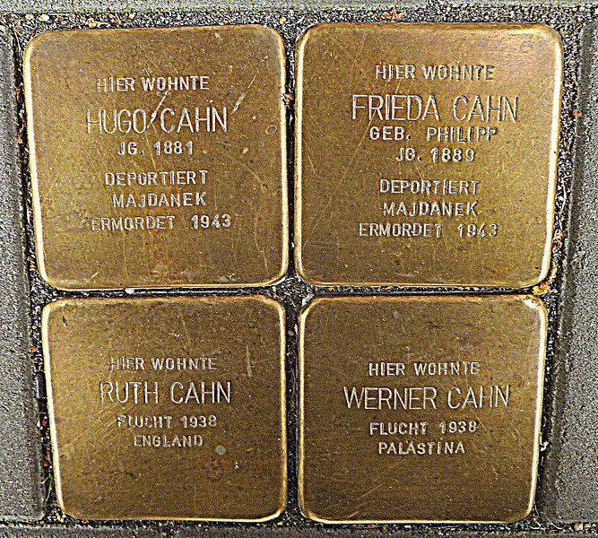 Stolpersteine Brabantstrae 46