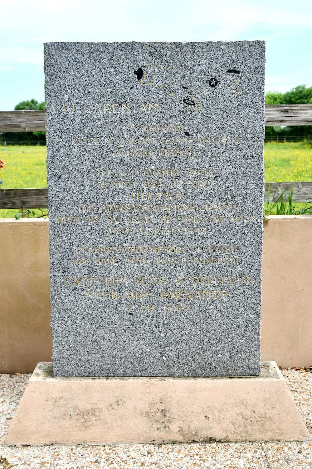 Monument L' Aérodrome St. Pellerin Catz Les Veys #3
