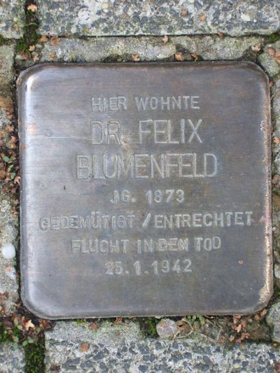 Stumbling Stone Hugo-Preuß-Straße 35
