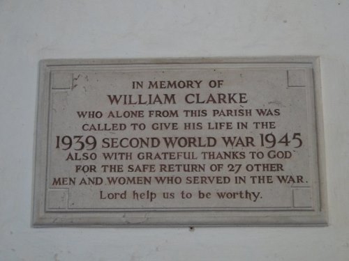 War Memorial Westhall Church #2