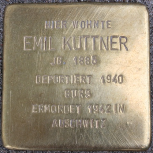Stolpersteine Blumentorstraße 7 #3