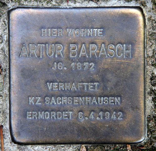 Stumbling Stone Wissmannstraße 11