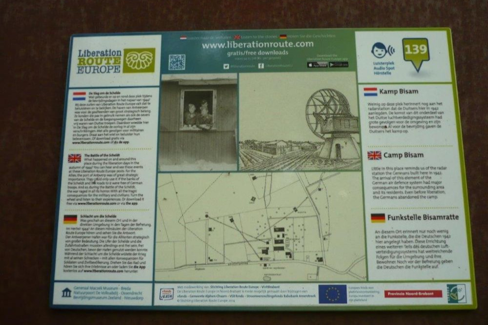 Liberation Route Marker 139: Camp Bisam #4